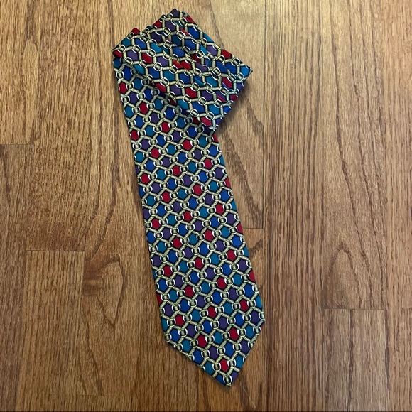 Christian Dior Monsieur silk tie made in USA - Picture 2 of 11